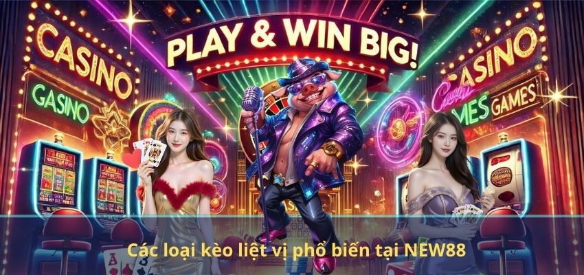 Các loại kèo liệt vị phổ biến tại NEW88