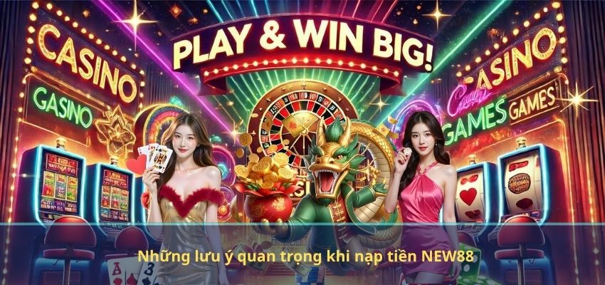 Những lưu ý quan trọng khi nạp tiền NEW88